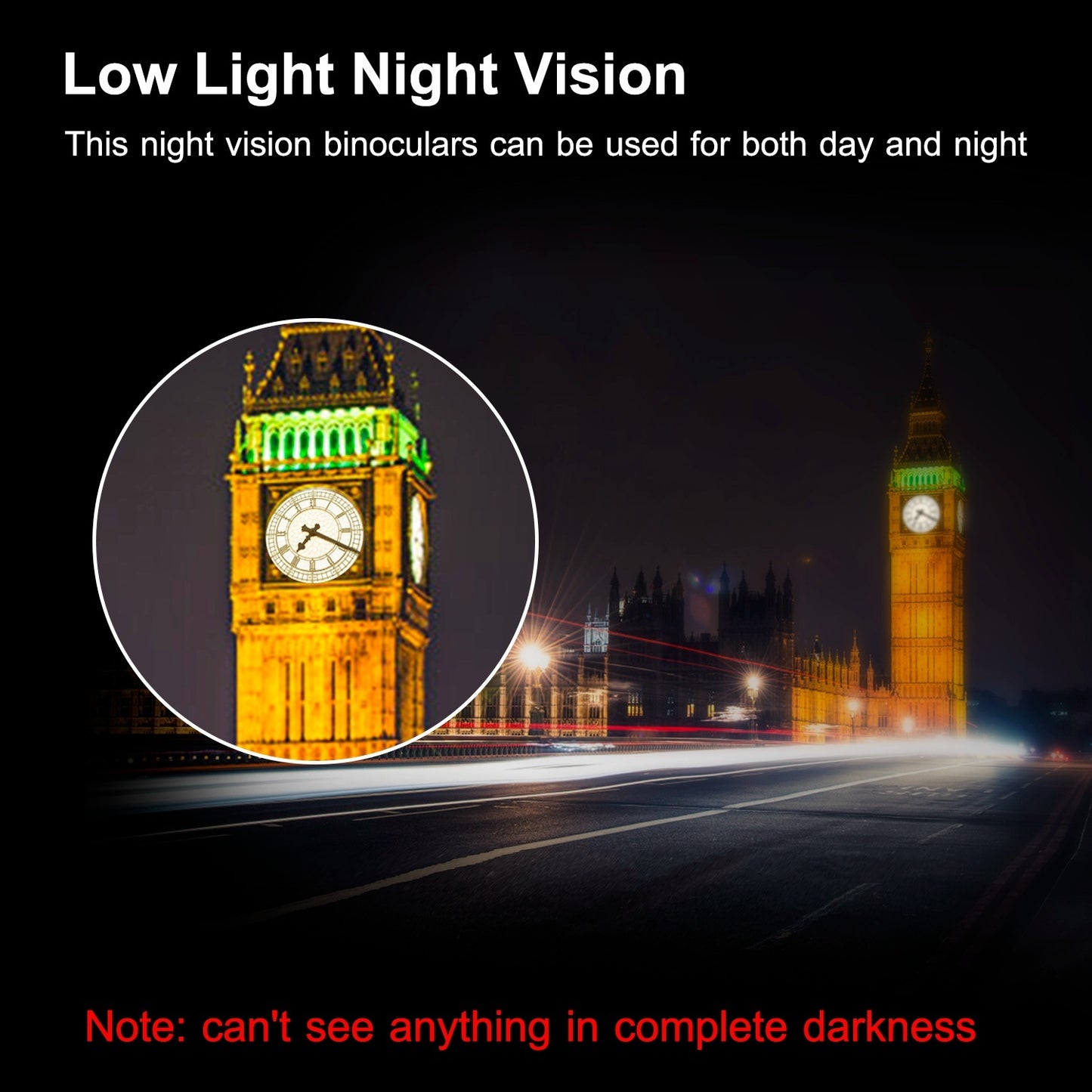 Portable Zoom Binoculars – FMC Lens, Night Vision