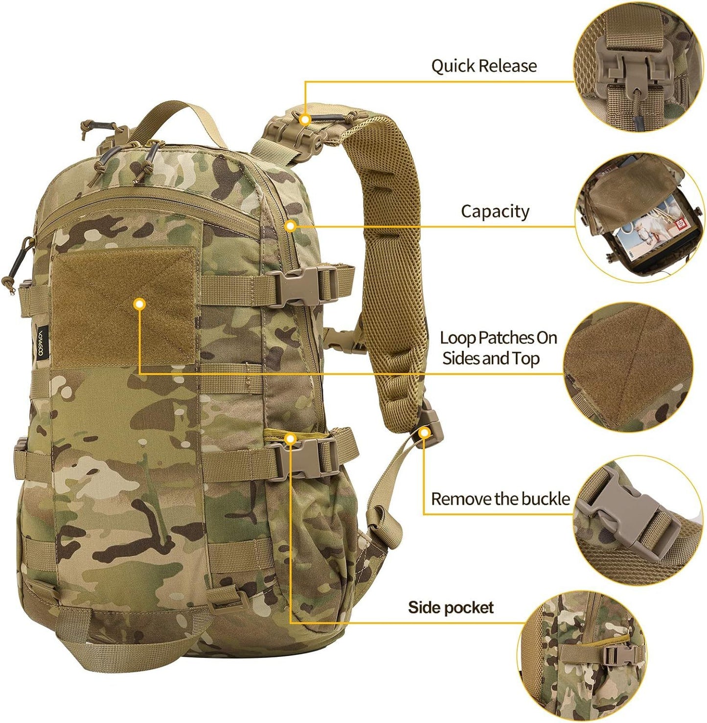 Tactical Backpack Men Military