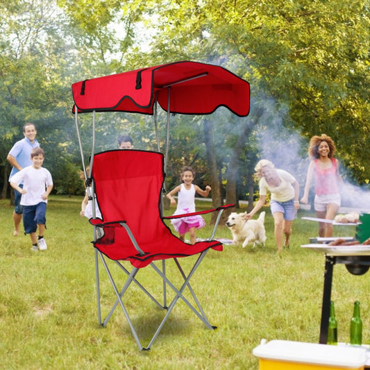 Camping Chair With Sunshade