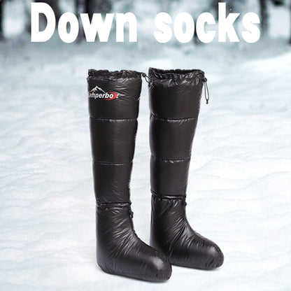 Camping Down Socks Kamperbox Sleeping Bag Down Boots