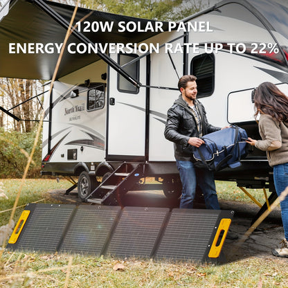 100W Portable Foldable Solar Charging Panel