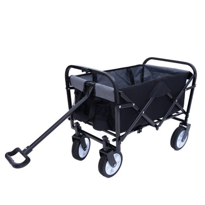 Minimeetall Strap Collapsible Foldable Wagon Cart With Strapping System