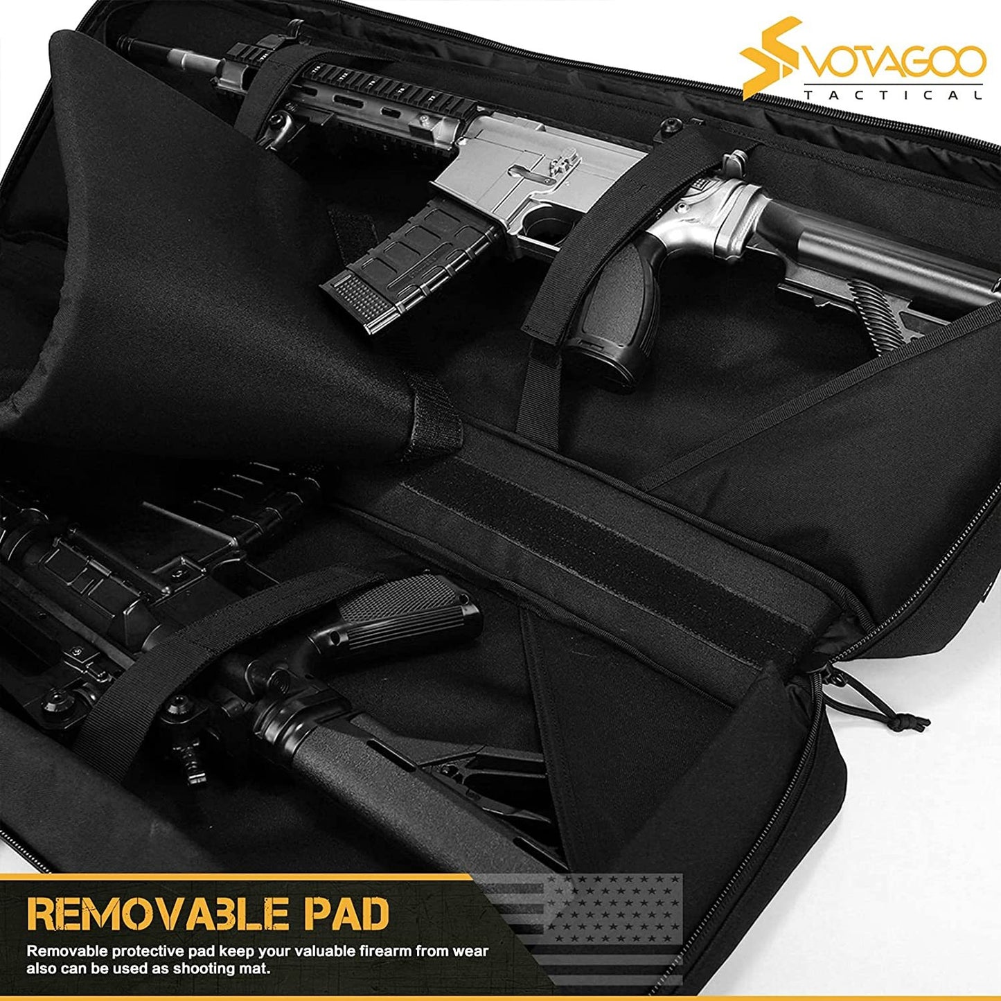 VOTAGOO Double Rifle Case – Tactical Soft Gun Bag