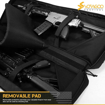 VOTAGOO Double Rifle Case – Tactical Soft Gun Bag