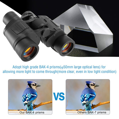 Portable HD Binoculars – FMC Lens, Night Vision