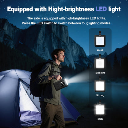 Portable Power Station P86,88.8Wh LiFePo4 Battery with 120W AC Outputs,