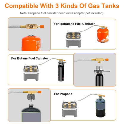 12000W Portable Camping Stove – Windproof with Igniter