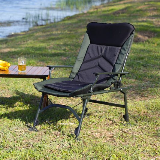 Folding Camping Lounge Chair – Adjustable & Portable