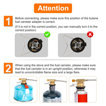 12000W Portable Camping Stove – Windproof with Igniter