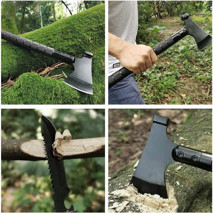 9-in-1 Portable Survival Axe, Multi-functional Tool For Camping