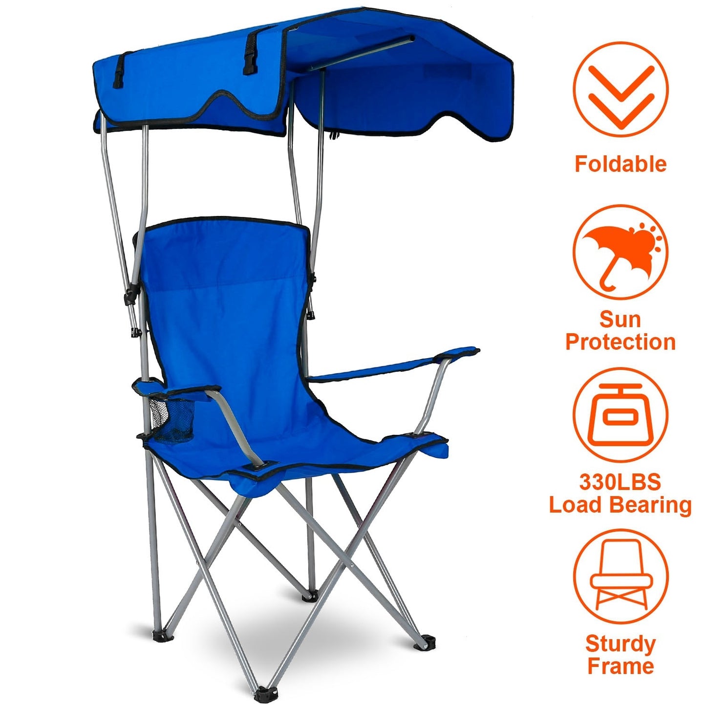Camping Chair With Sunshade