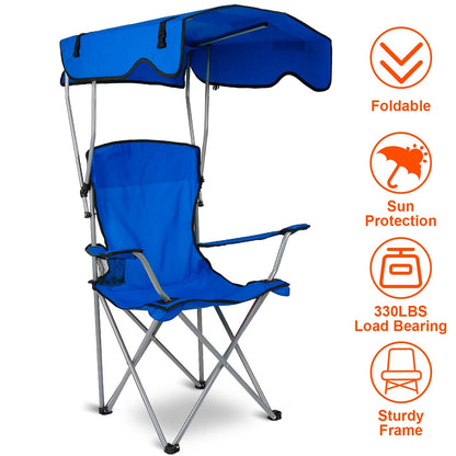 Camping Chair With Sunshade