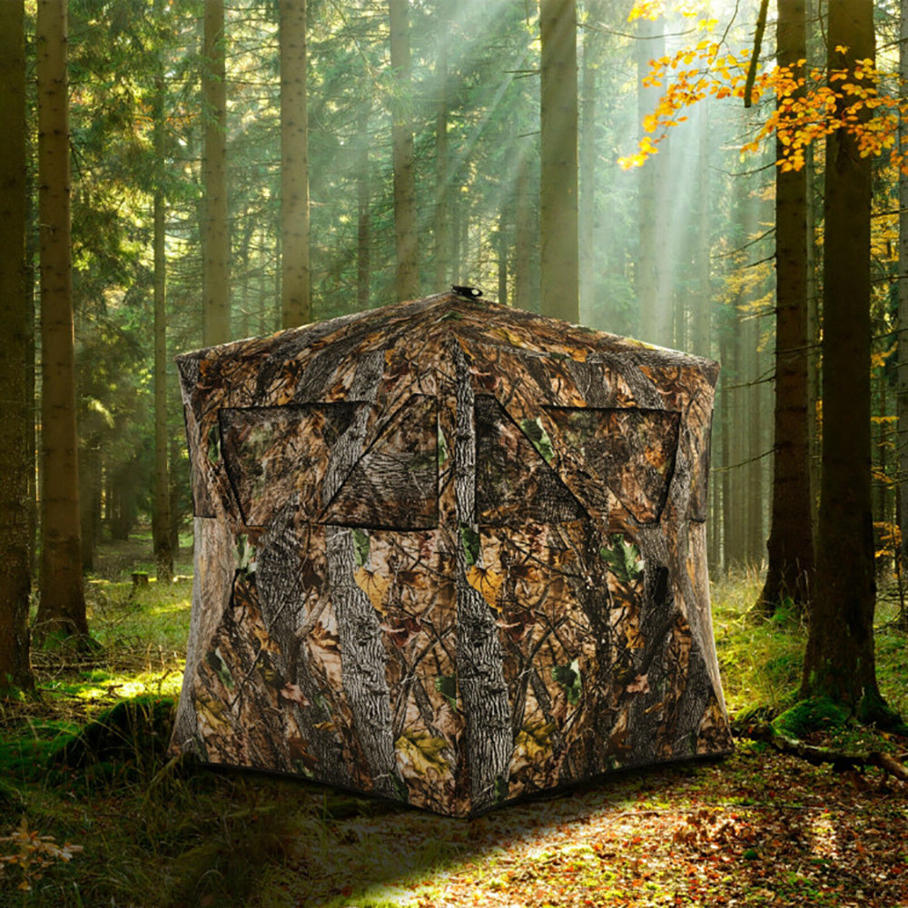 3-Person Pop-Up Hunting Blind with Tie-Downs