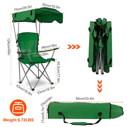 Camping Chair With Sunshade