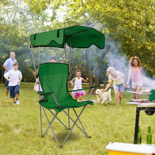 Camping Chair With Sunshade