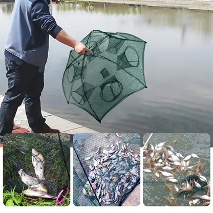 Portable Folding Fishing Trap – For Fish, Shrimp, Crab