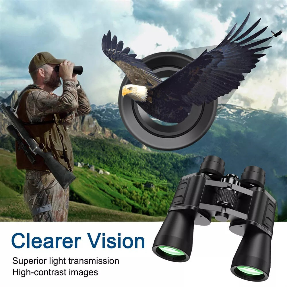180x100 Military Binoculars – HD, Night Vision, Waterproof