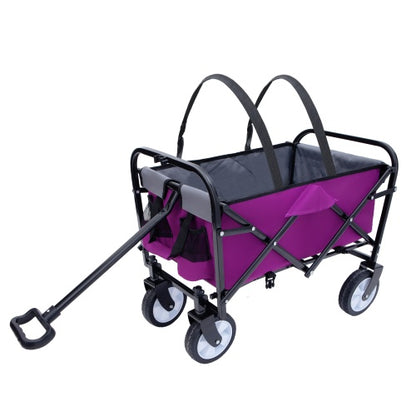 Minimeetall Strap Collapsible Foldable Wagon Cart With Strapping System
