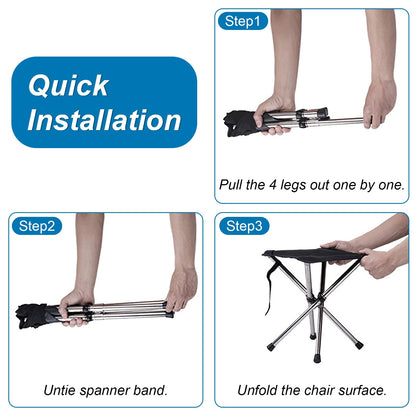 Portable Folding Camping Stool – Lightweight & Compact