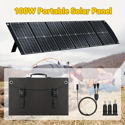 100W Portable Foldable Solar Charging Panel