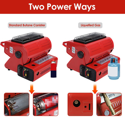 1Pc 2 In 1 Portable Butane Burner Heater Outdoor
