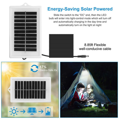 1Pc Solar Camping Lantern With Remote 3 Light Modes