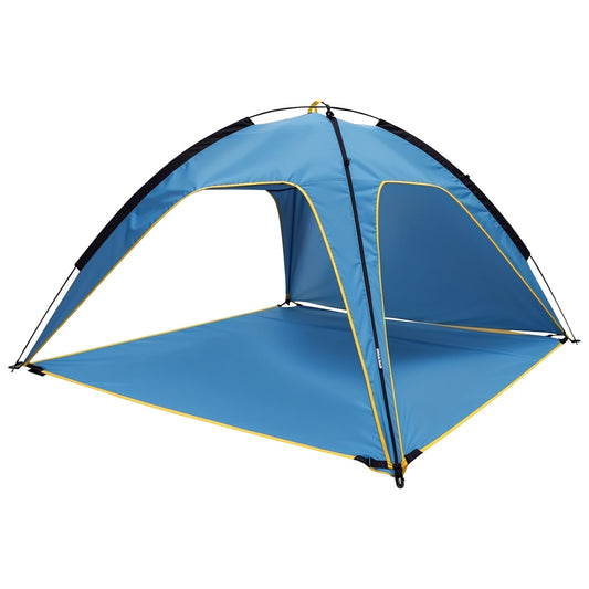1Pc 4-6 Person Beach Tent Canopy  With 3 Door Openings Waterproof
