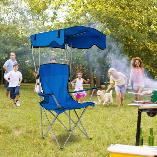Camping Chair With Sunshade