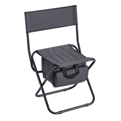 2-Piece Folding Outdoor Chair With Storage Bag For Camping & Picnics