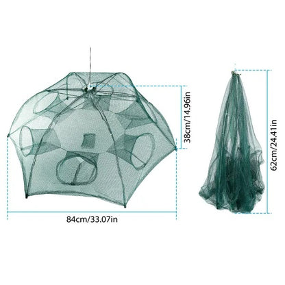 Portable Folding Fishing Trap – For Fish, Shrimp, Crab
