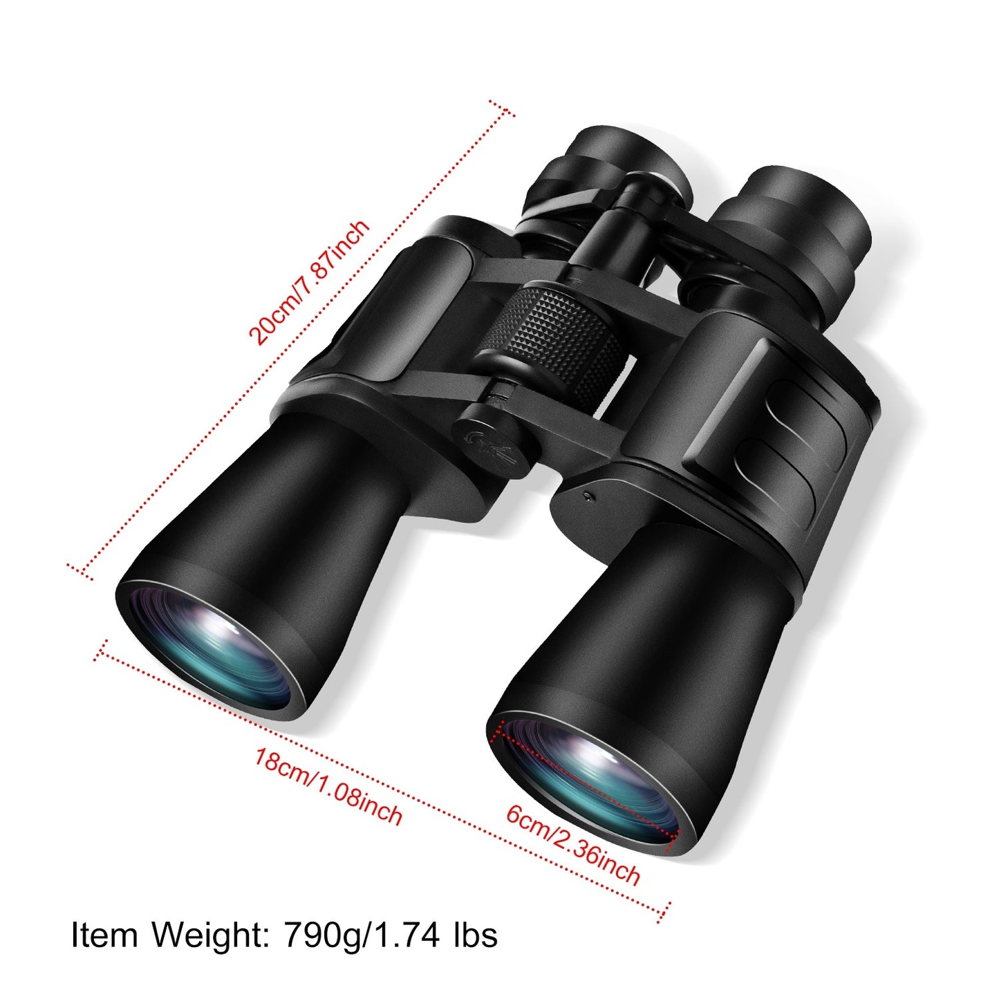 Portable Zoom Binoculars – FMC Lens, Night Vision