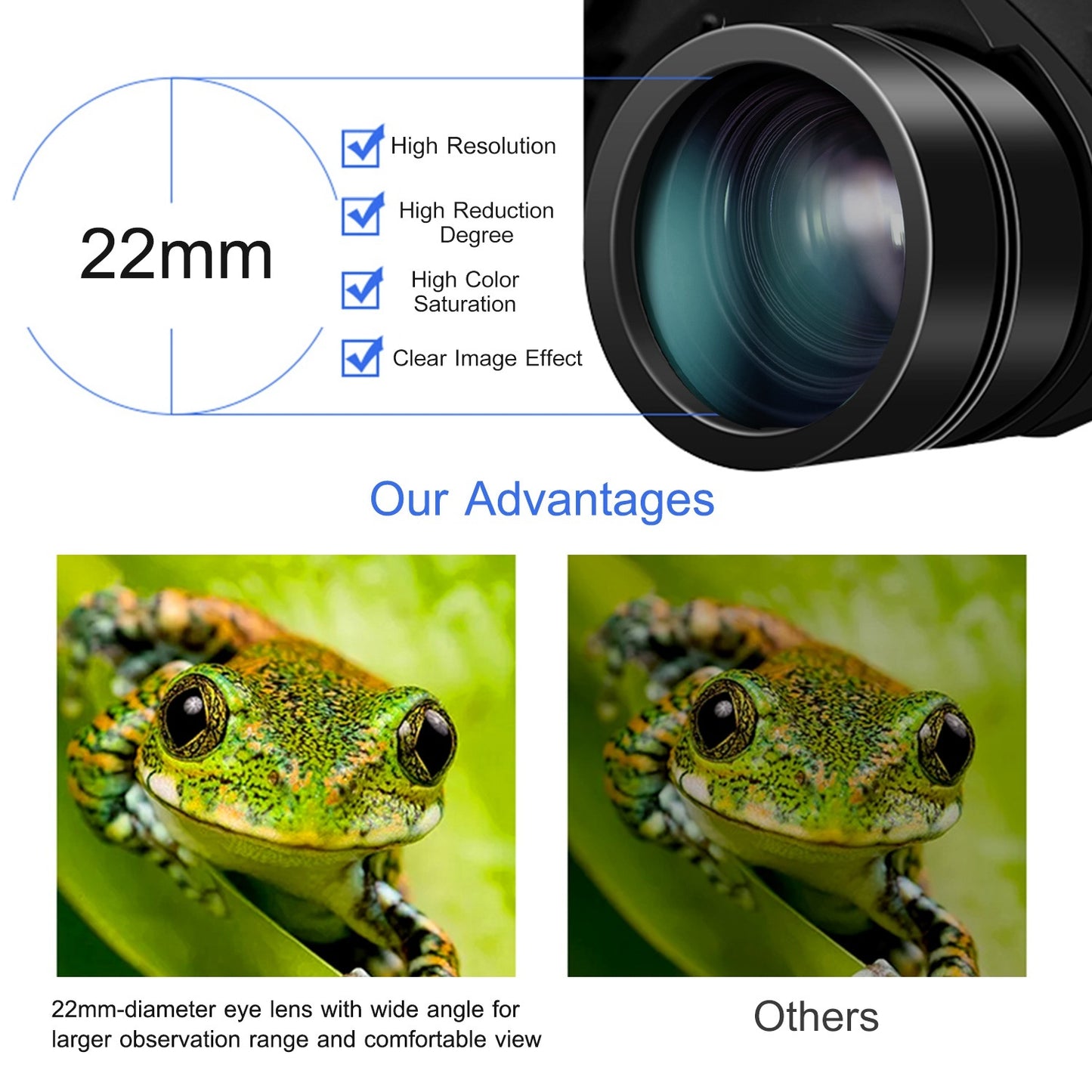 Portable Zoom Binoculars – FMC Lens, Night Vision