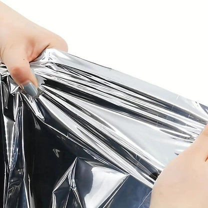 8-pack Outdoor Camping Rainproof Emergency Silver Foil Emergency Insulation Blanket