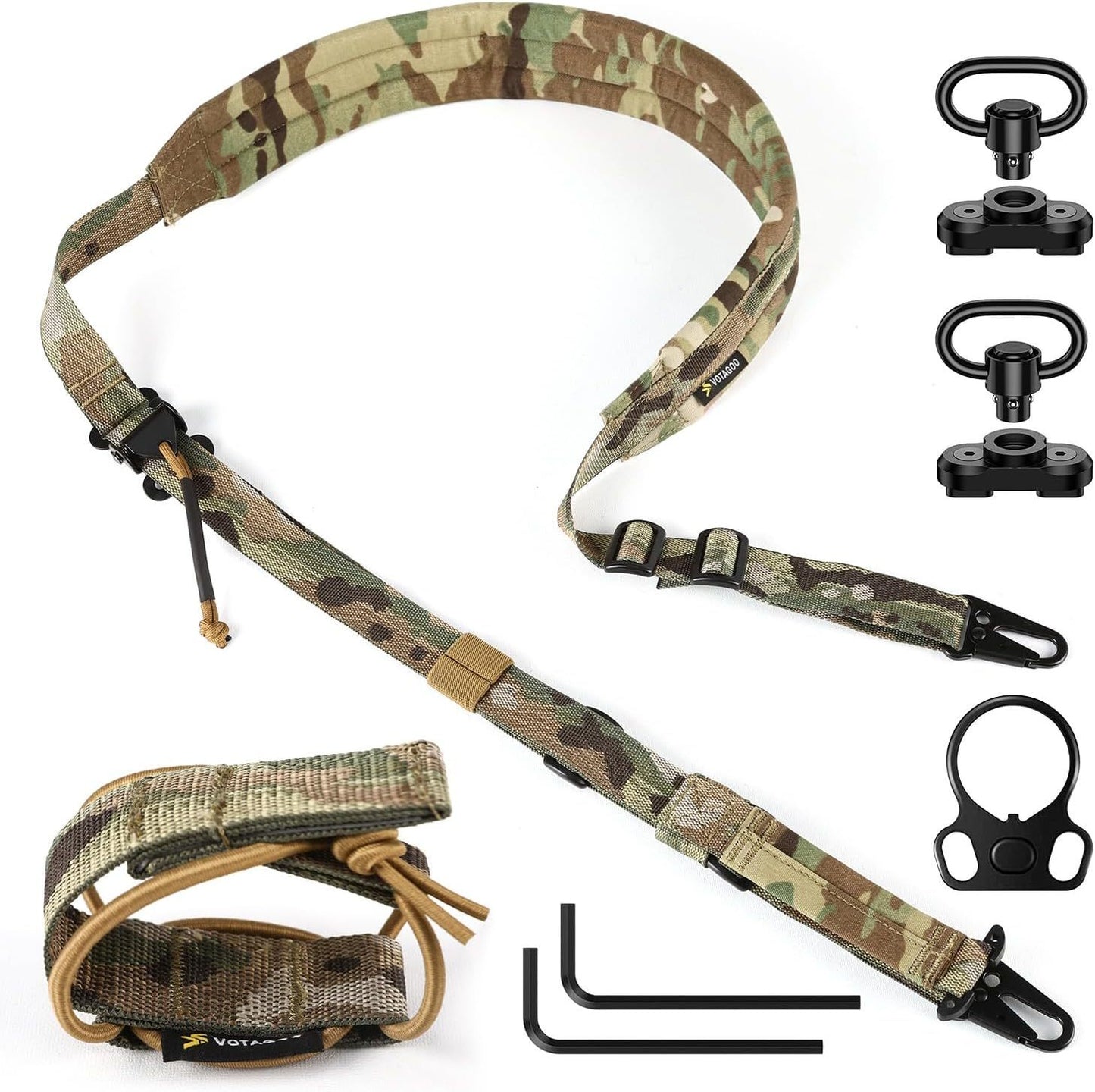 2-Point QD Rifle Sling – Quick Adjust with HK Hooks