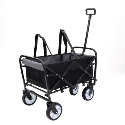 Minimeetall Strap Collapsible Foldable Wagon Cart With Strapping System