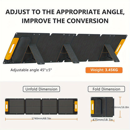 100W Portable Foldable Solar Charging Panel