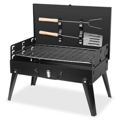 16.7x10x17.7in Portable Charcoal Grill Foldable BBQ