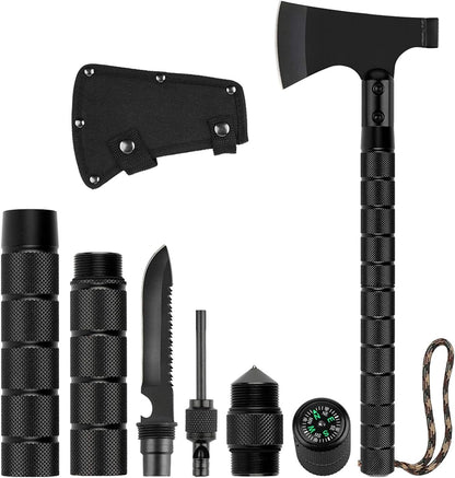 9-in-1 Portable Survival Axe, Multi-functional Tool For Camping