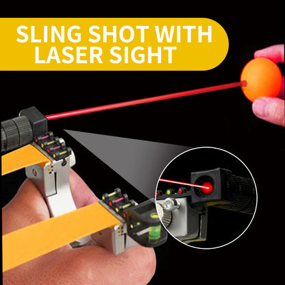 Slingshot with Sight & Light – Flat Band Outdoor Toy