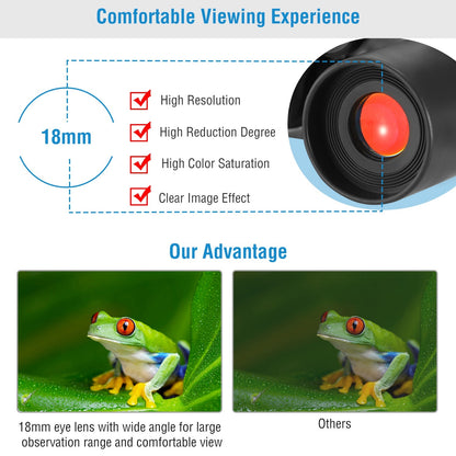 Portable HD Binoculars – FMC Lens, Night Vision