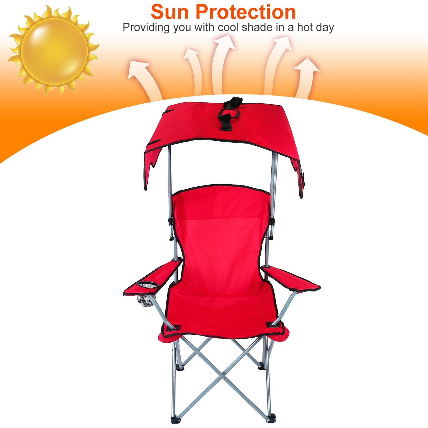 Camping Chair With Sunshade