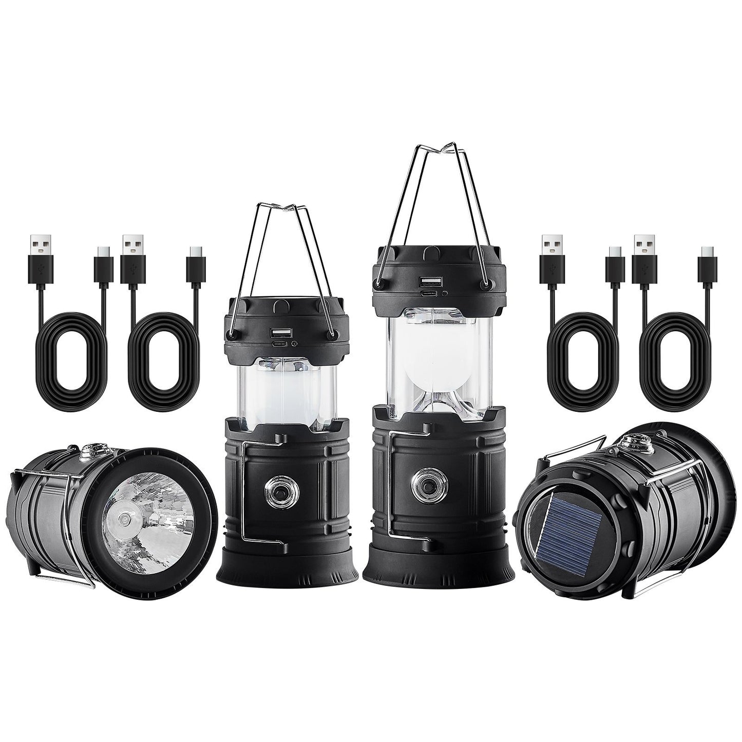 LED Camping Lanterns Portable Rechargeable Lights
