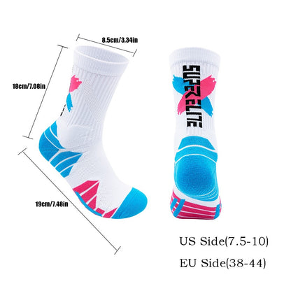 4 Pairs Men Compression Running Socks
