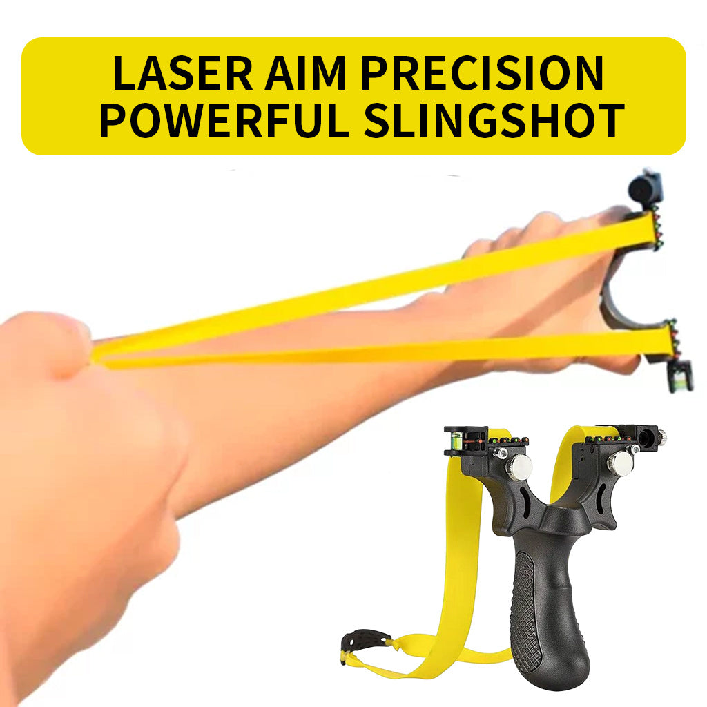 Slingshot with Sight & Light – Flat Band Outdoor Toy