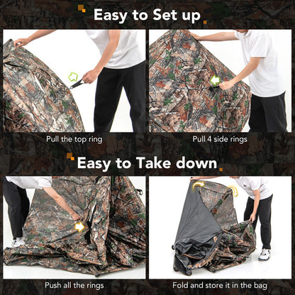 360° Ground Blind – One-Way View for Deer/Turkey