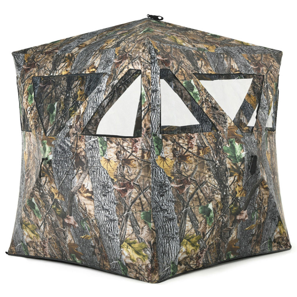 3-Person Pop-Up Hunting Blind with Tie-Downs
