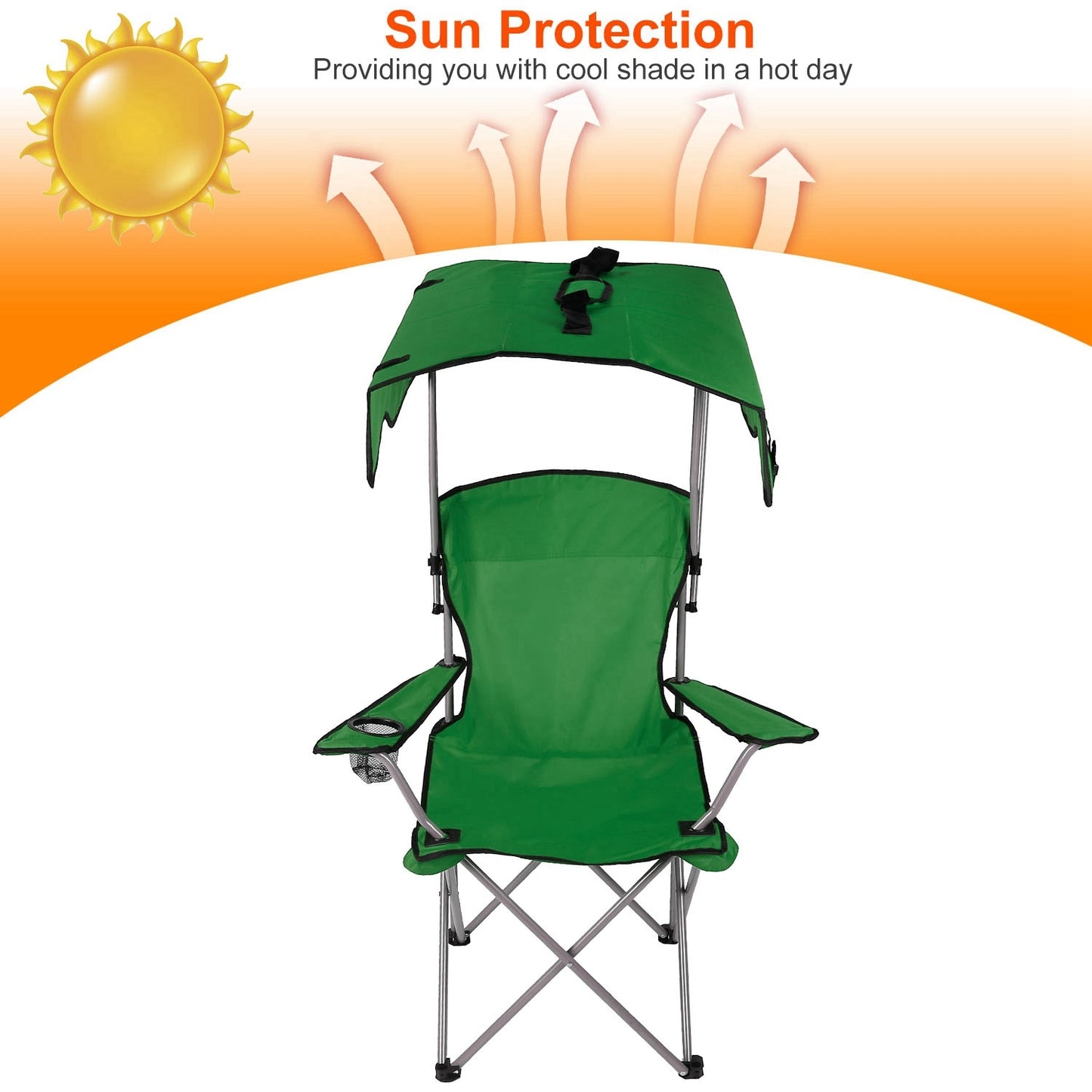 Camping Chair With Sunshade