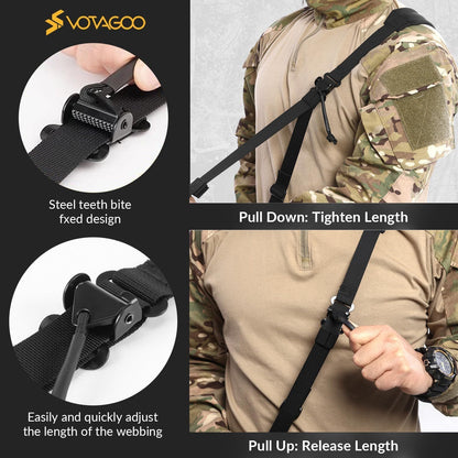 2-Point QD Rifle Sling – Quick Adjust with HK Hooks