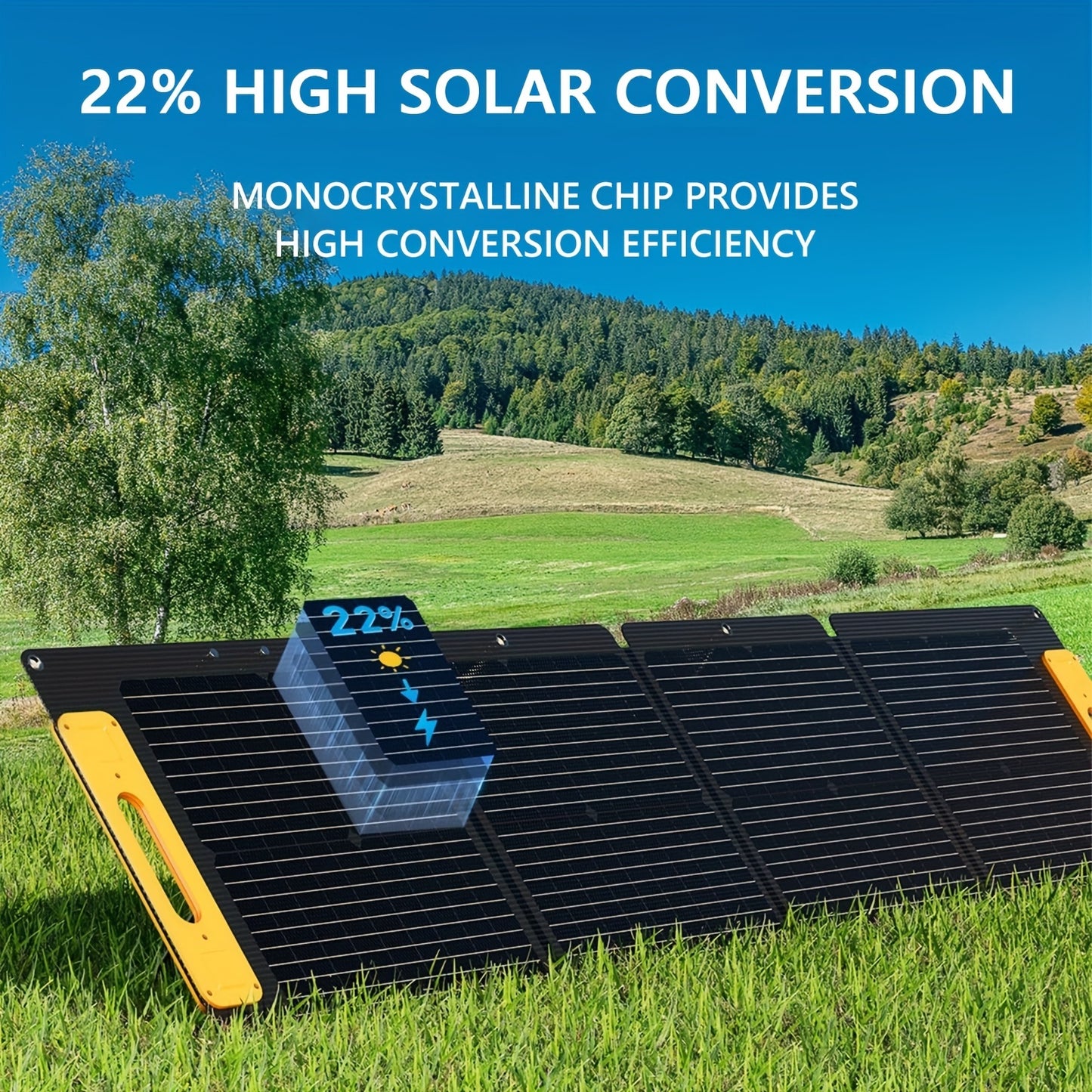 100W Portable Foldable Solar Charging Panel
